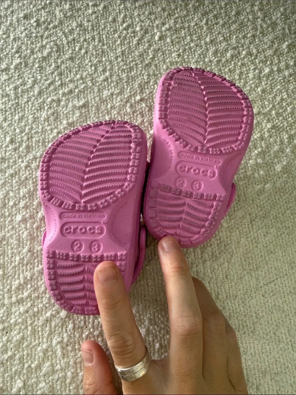 Toddler Pink Croc Sandals - Lightweight Comfort