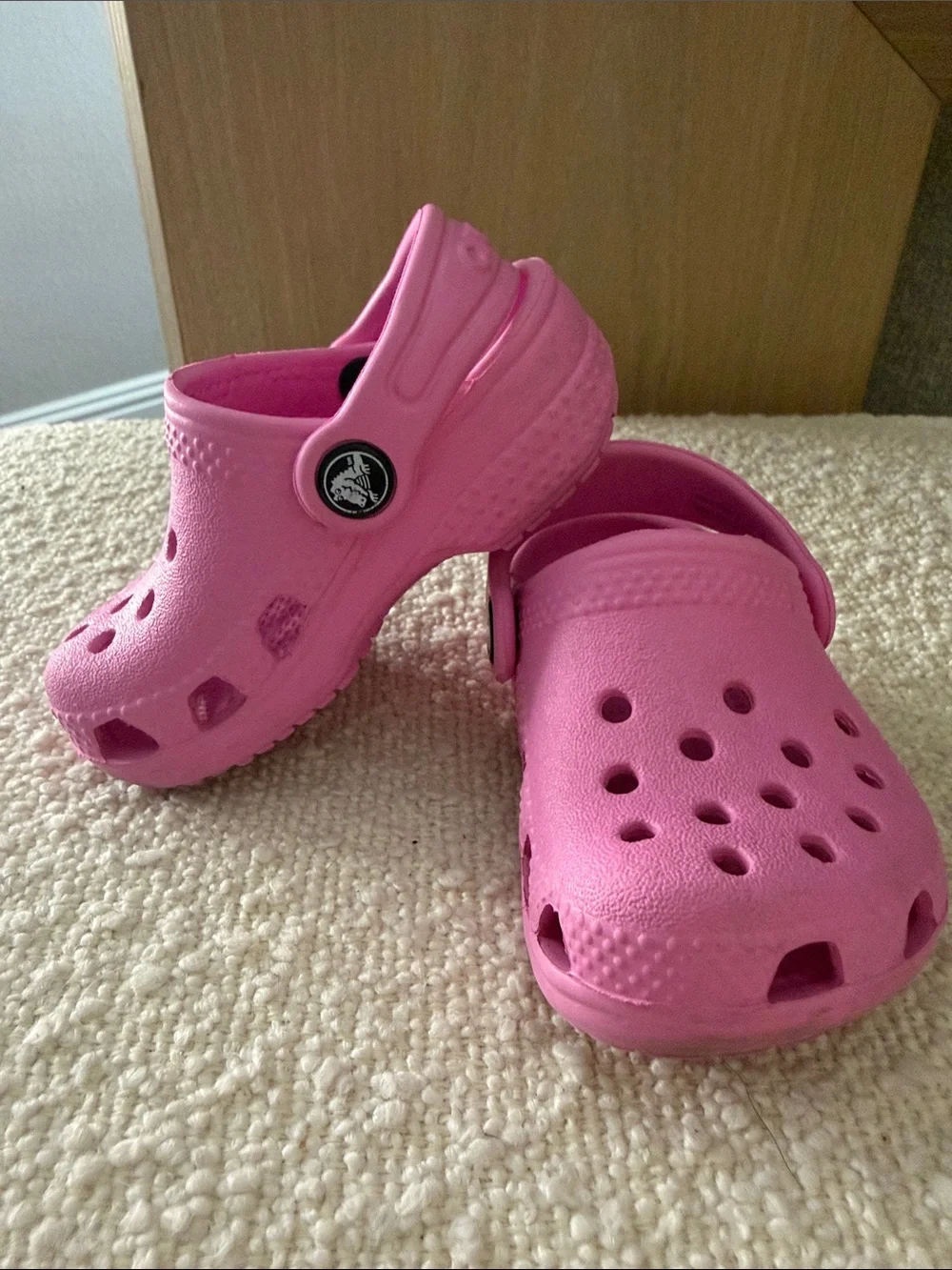 Toddler Pink Croc Sandals - Lightweight Comfort