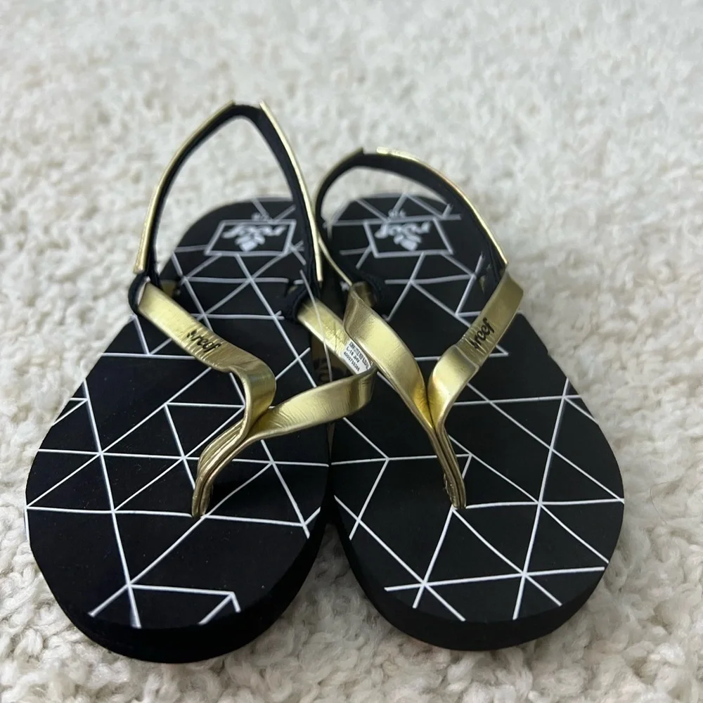 Kids 7/8 Little Reef Bliss-Full Flip Flops NWT