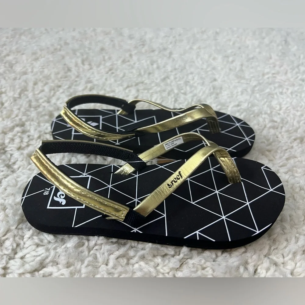 Kids 7/8 Little Reef Bliss-Full Flip Flops NWT