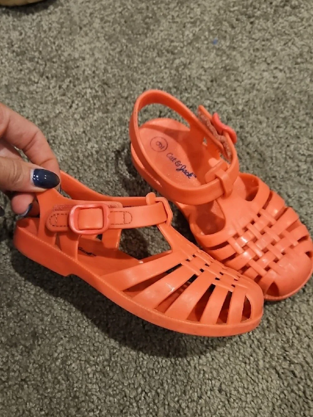 Kids Coral pink Jelly Sandals - Comfortable Summer Shoes