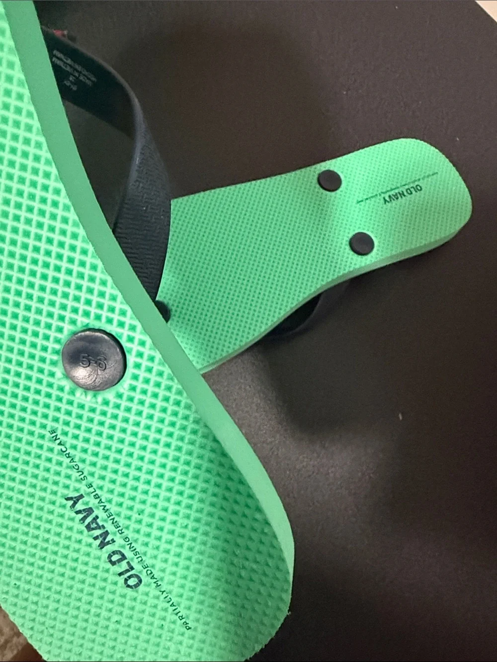Old Navy Boys Gradient Blue to Green Flip Flops