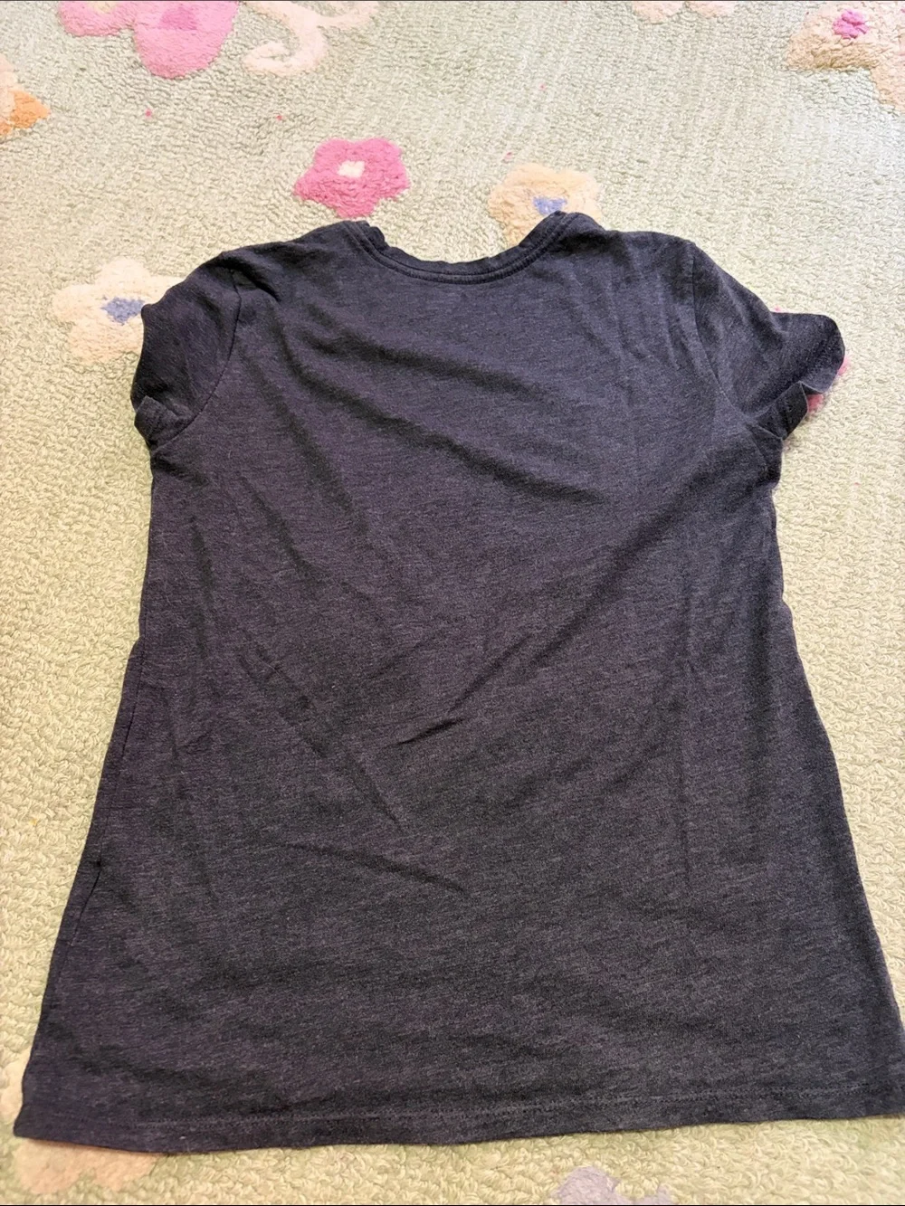 Girls’ Old Navy Charcoal 'MAKE ART' Graphic Tee with Rainbow Letters