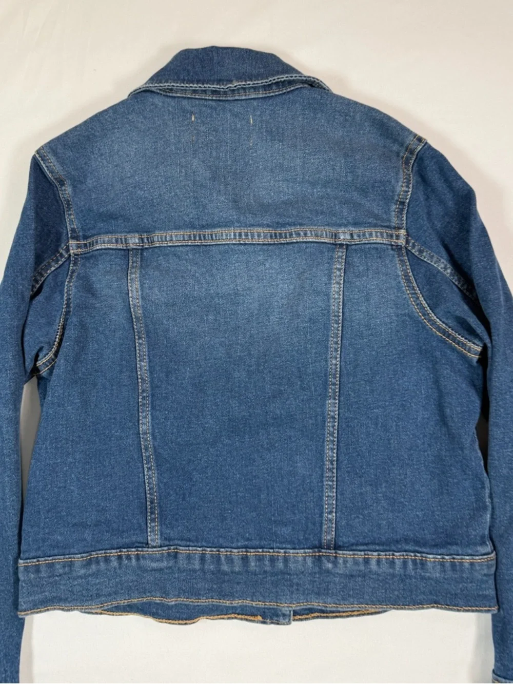 OLD NAVY Girls Denim Jean Jacket Medium 8 Classic Trucker Blue‎ Casual Retro