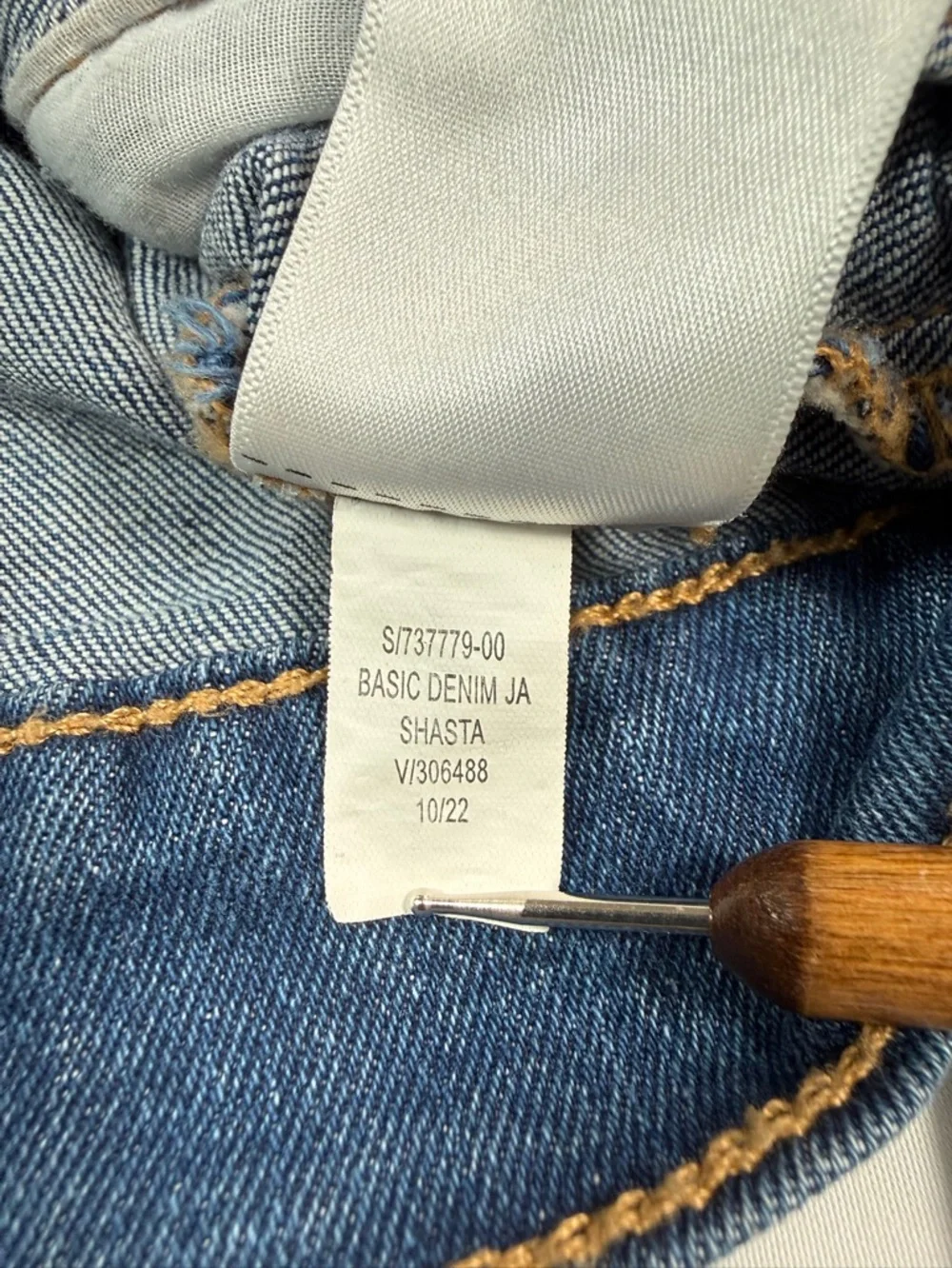 OLD NAVY Girls Denim Jean Jacket Medium 8 Classic Trucker Blue‎ Casual Retro