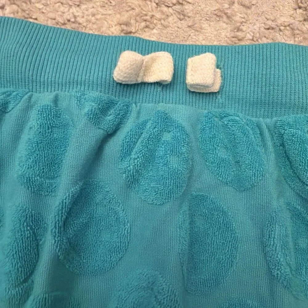 Old Navy Girls XL 14-16 Cover Up  Aqua Smiley Face Terrycloth  Skort c19