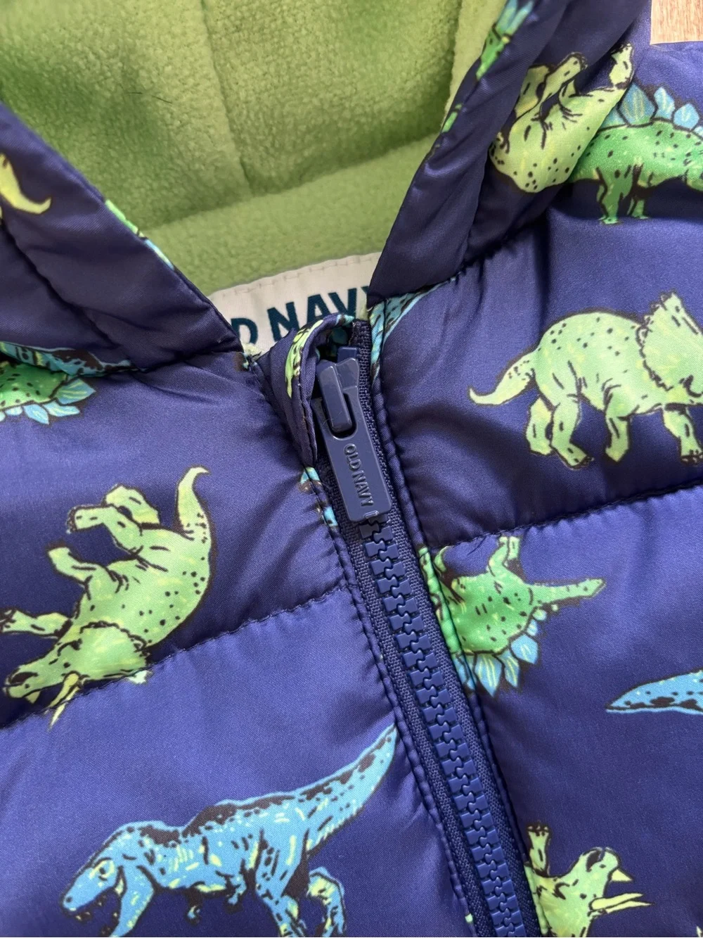 Toddler Boys Dinosaur Puffer Jacket