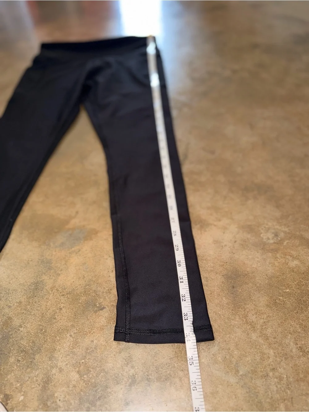 Old Navy Girls XL 14-16 Plus PowerSoft High Rise Black Leggings Pockets School