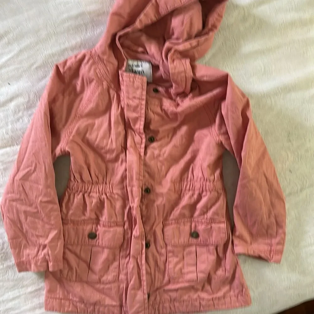 Old Navy Kids Burgundy Hooded Jacket with Lining Plus Bonus Jacket