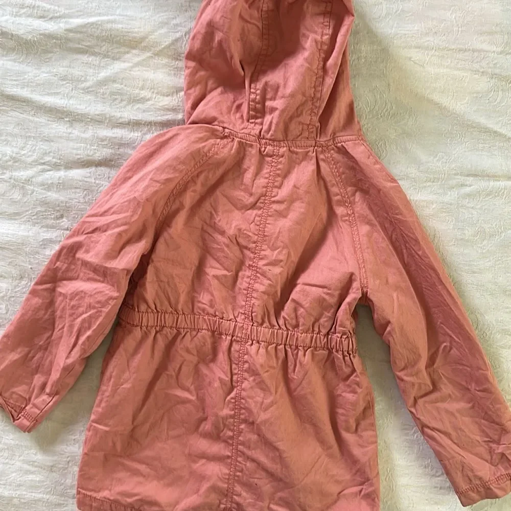 Old Navy Kids Burgundy Hooded Jacket with Lining Plus Bonus Jacket