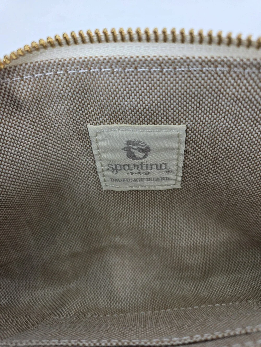 Spartina 449 Sinclair Wristlet Blooming Stripe Chain Detail Strap NEW