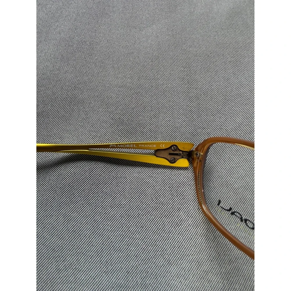 Koali Eyeglass Frames Women 51-15-135 Brown Yellow Morel France 7346K Designer