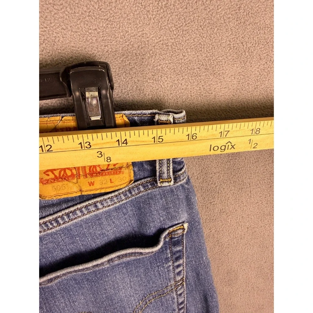 Levi's Men's 505 Regular Fit Straight Leg Jeans 32x30 Medium Wash Work‎ Casual
