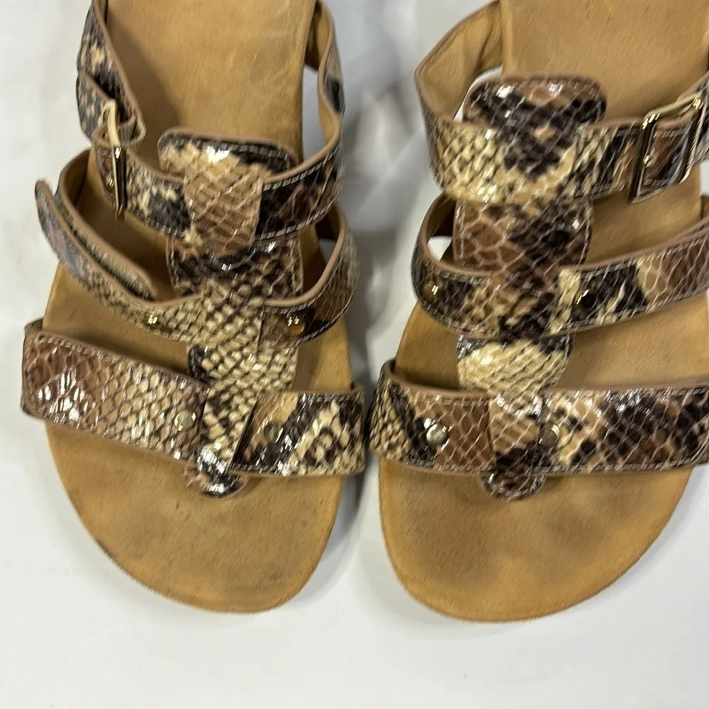 Vionic Radia Snakeskin Wedges Size 7