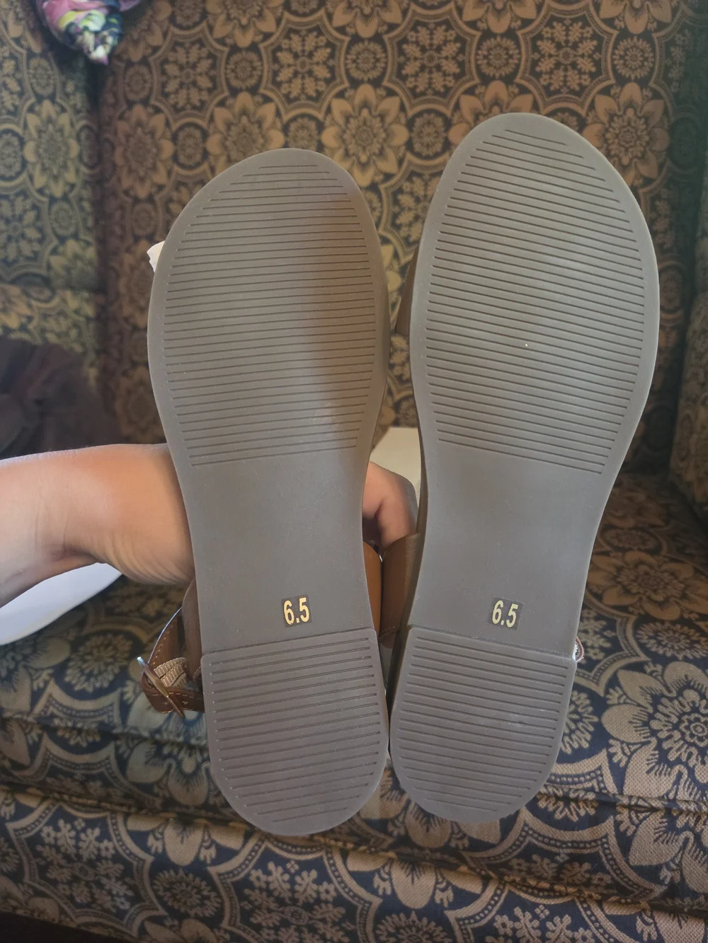 Steve Madden Dina Tan Leather Women's Sandal - 6.5
