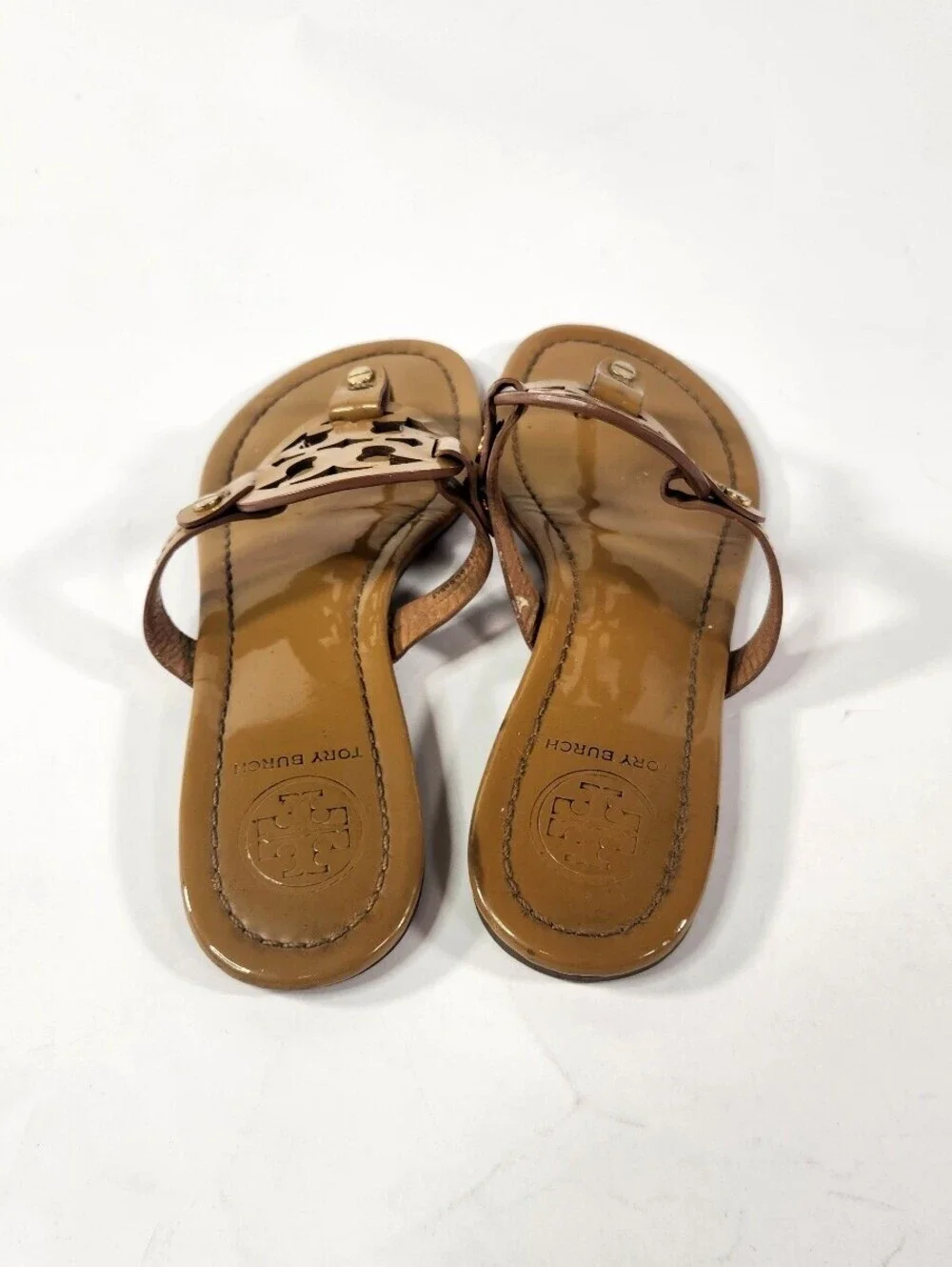 Tory Burch Miller Tan Sandals Size7