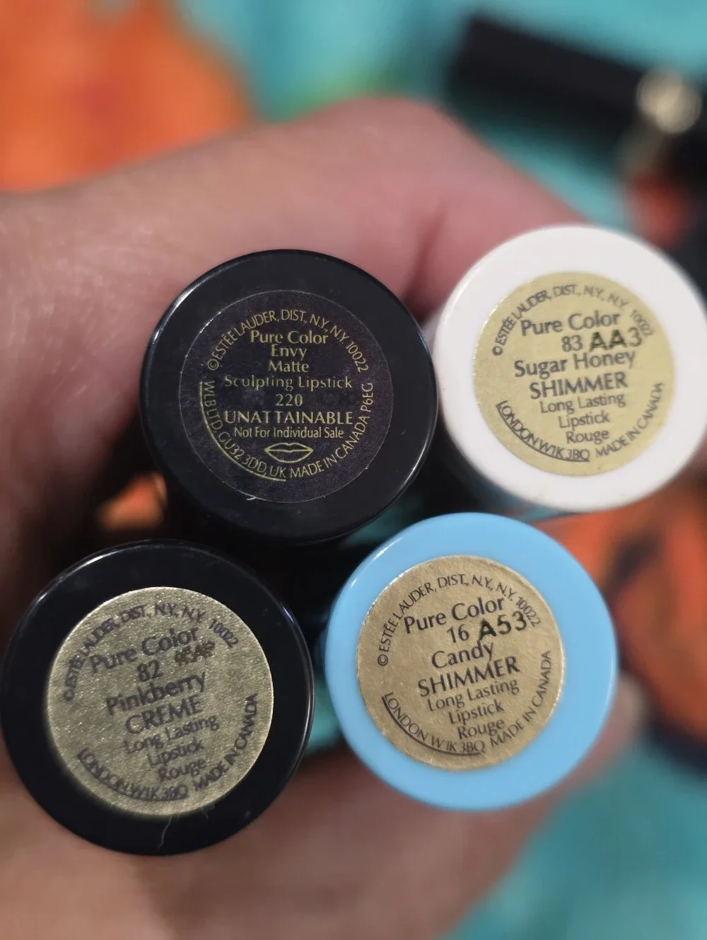Estee Lauder Pure Color Lipstick Lot Of 7