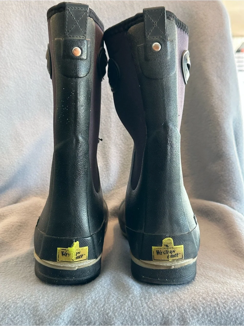 Western Chief Black Kids Rain & Snow Boots