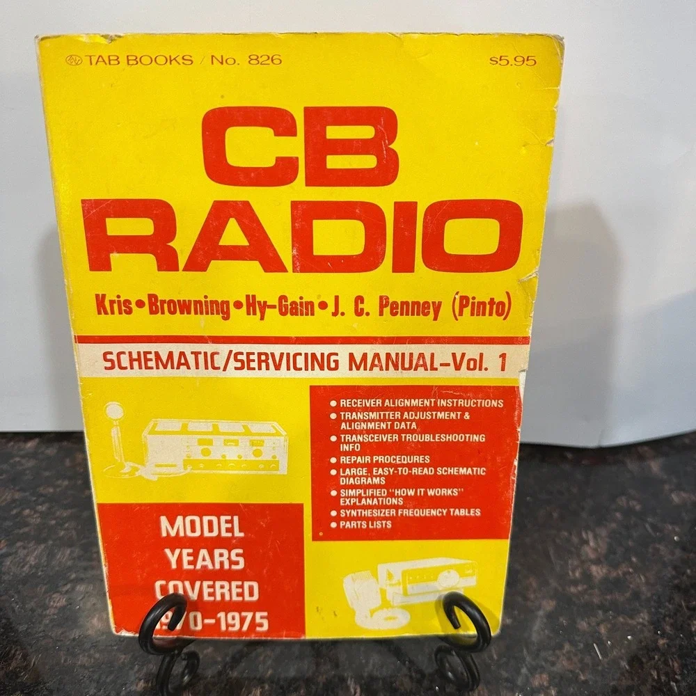 CB Radio Schematic Servicing Manual Vol 1 TAB 1970 1975 Kris Browning Hy Gain