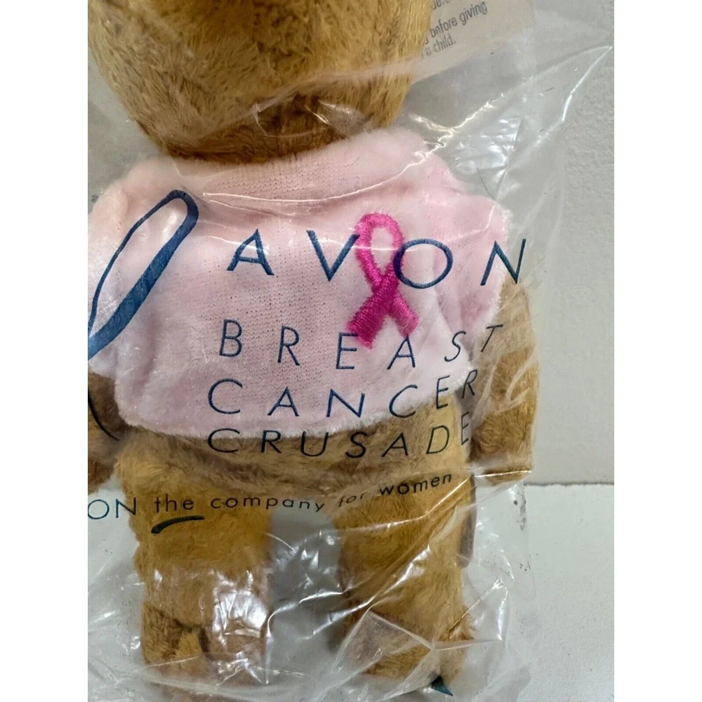 Vintage AVON Breast Cancer Crusade Bear from‎ 2001 Never Opened Still NEW SEALED