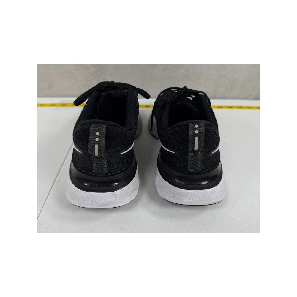 Nike React Infinity Run Flyknit Men Size 10 Black White Running Shoes Marathon