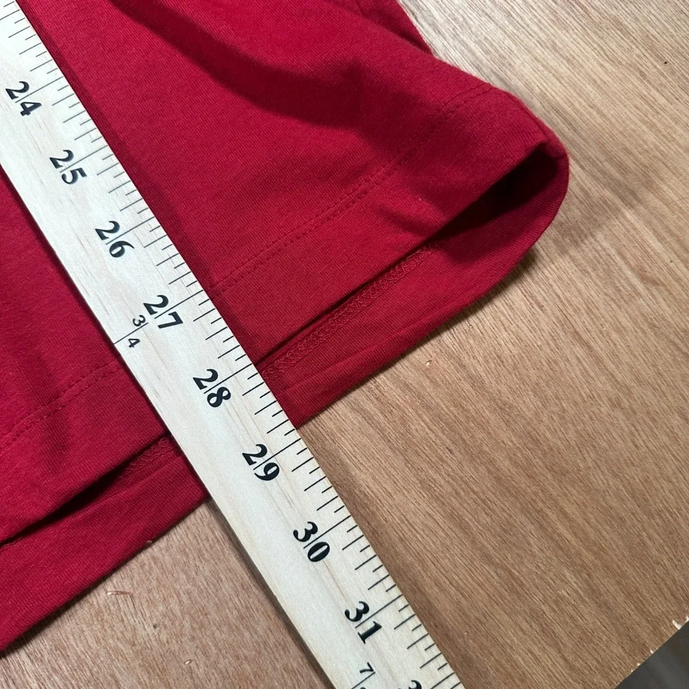 True Religion T-Shirt Mens XL Red Graphic Logo Short Sleeve Cotton Casual Tee