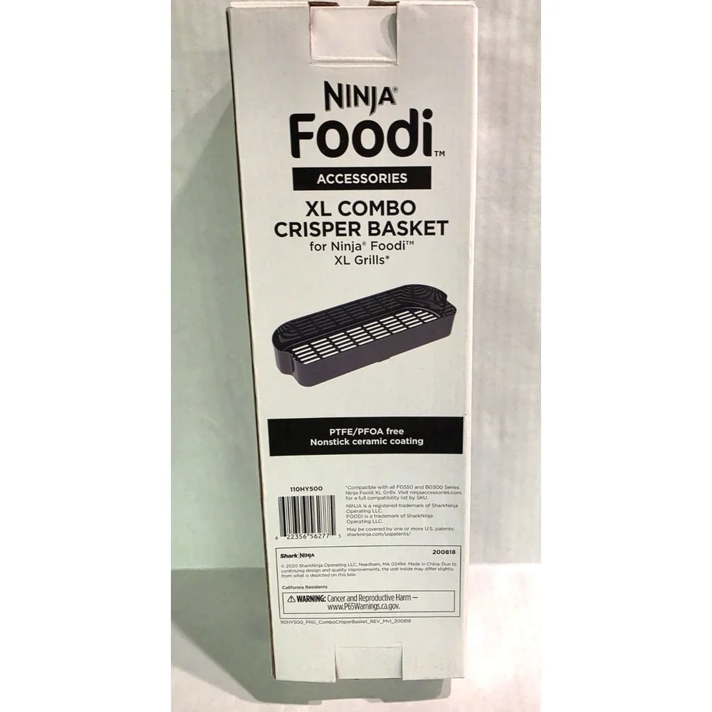 Ninja Foodi XL Combo Crisper Basket for Grills NIB FG550 BG500 Accessories