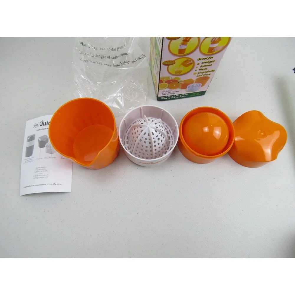 Vintage Jiffy Juicer As Seen on TV Orange Juice Kitchen Tool NB Products