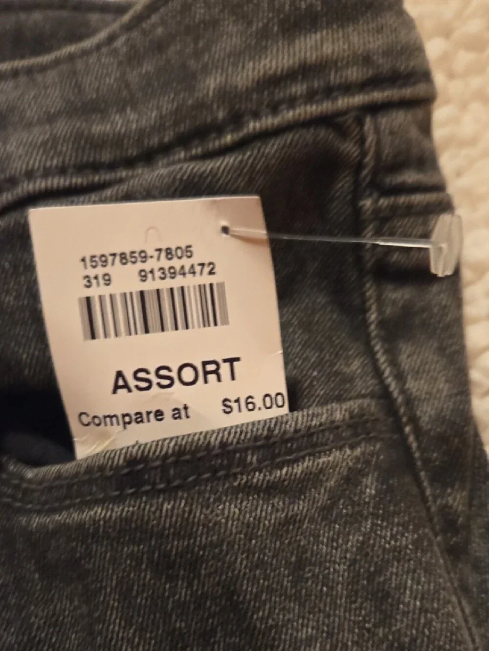 Girls Black Slim Jeans Mila ROSE SZ 7 Stretch Denim Nwt