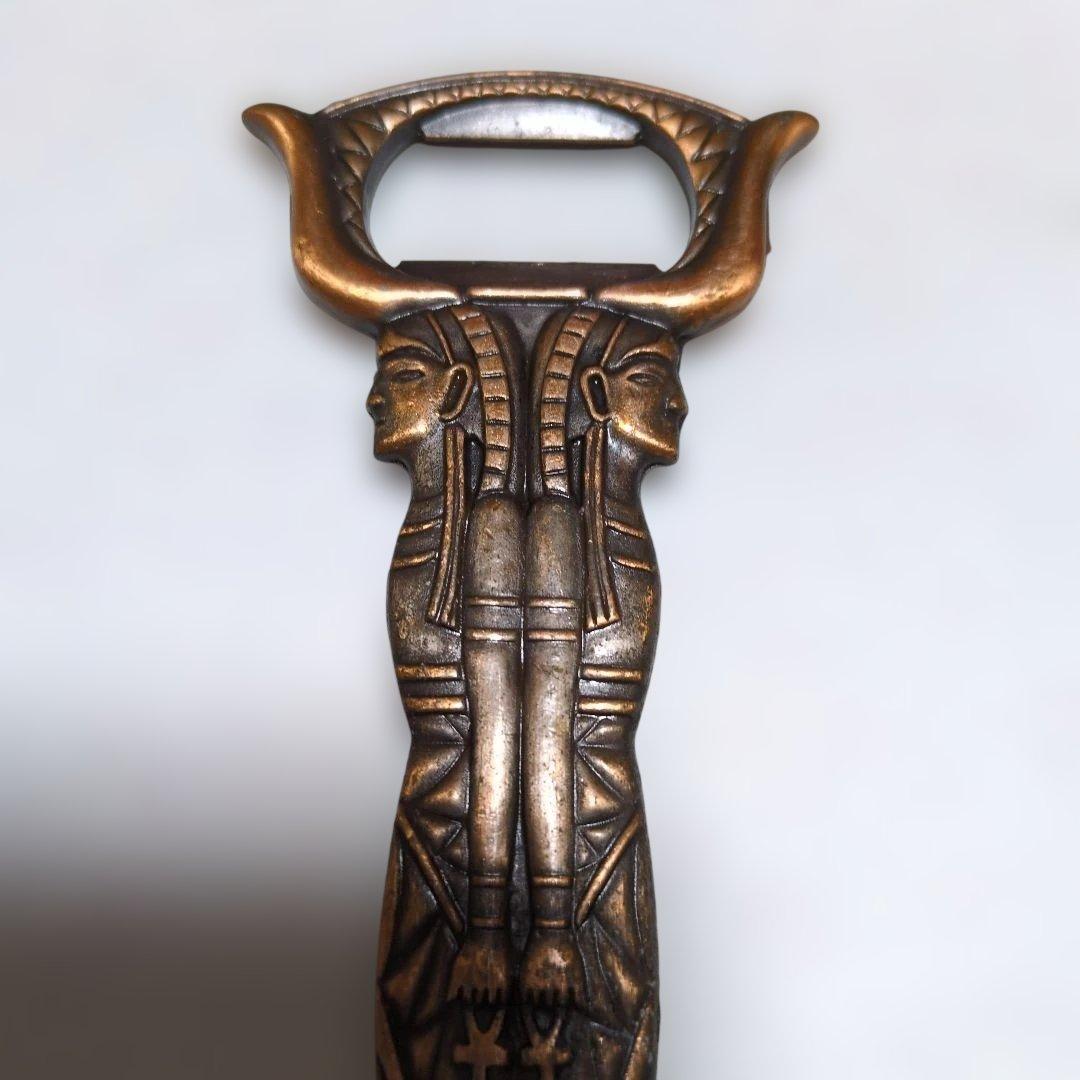 Egyptian Style Bottle Opener - Antique Finish