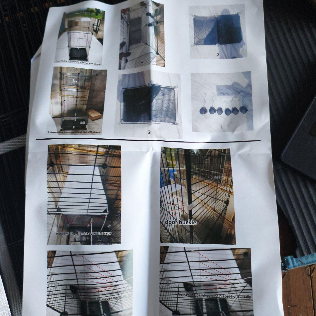 Large black bird cage, parakeet, cage