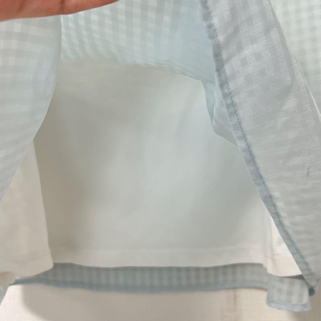 Proportion Body Dressing Gingham Check Short Sleeve Blouse L