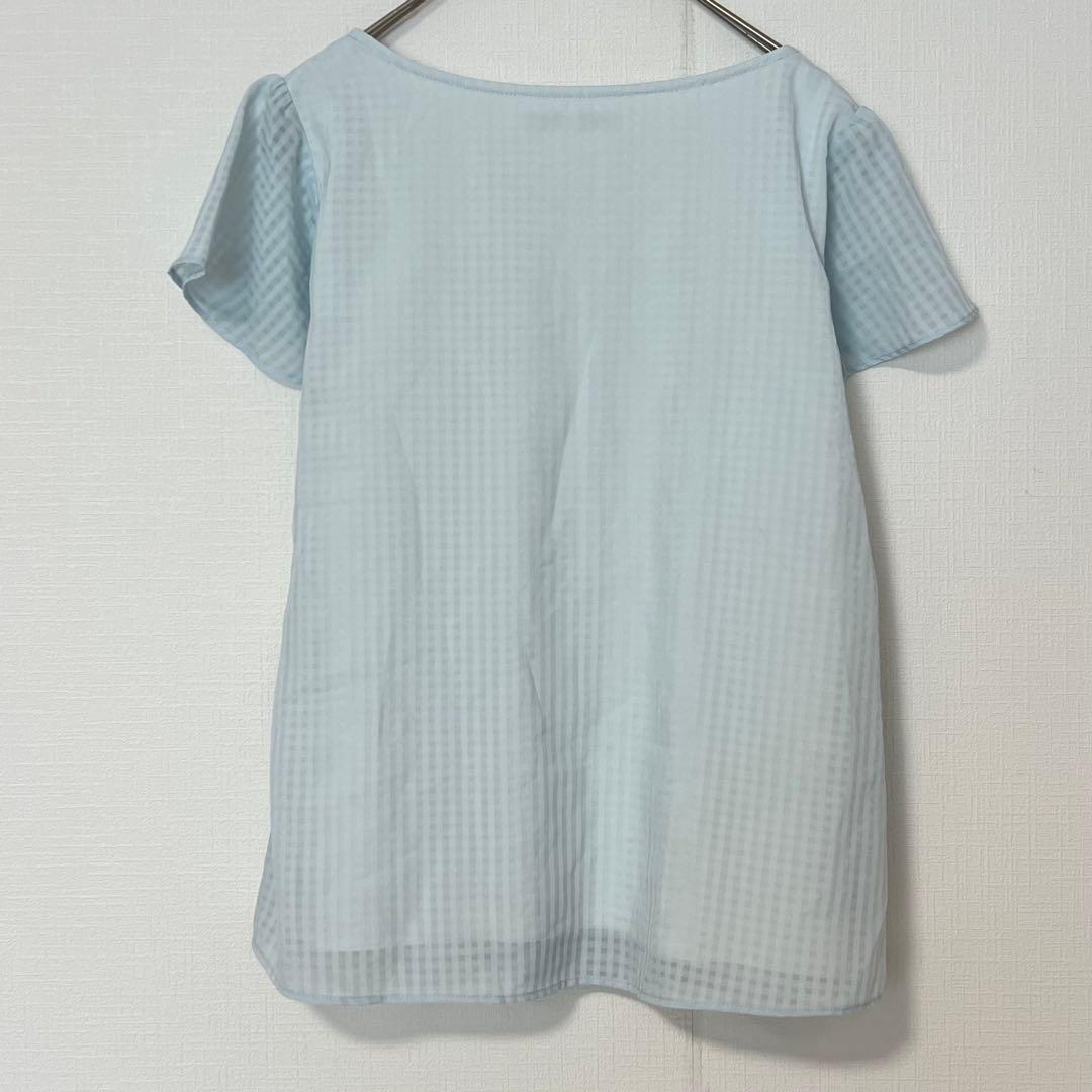 Proportion Body Dressing Gingham Check Short Sleeve Blouse L