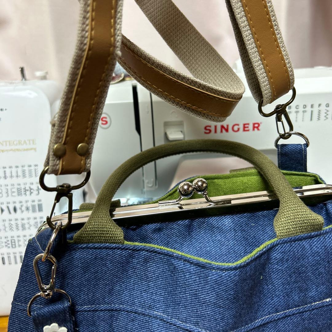 Handmade 2-way Kiss-lock Bag