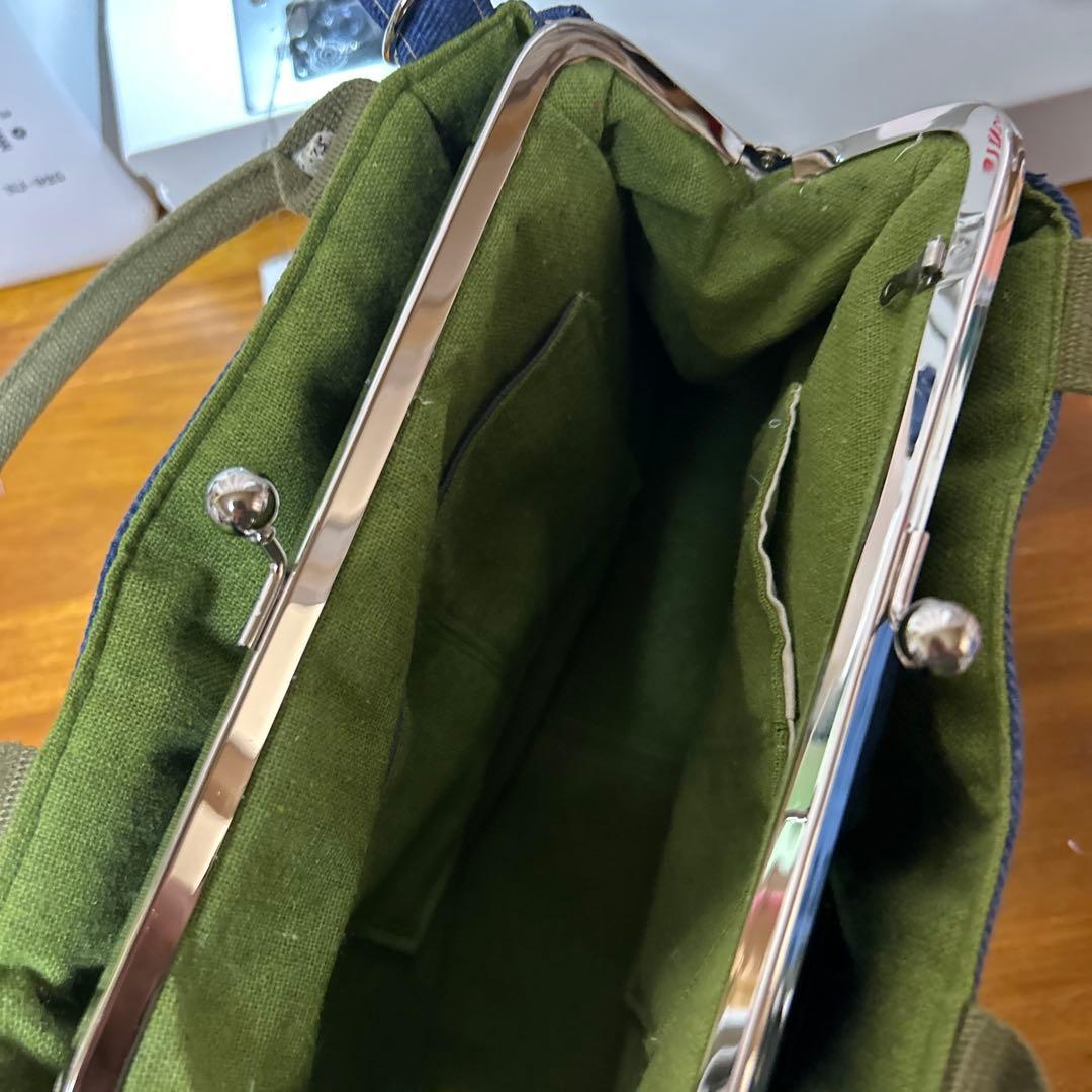 Handmade 2-way Kiss-lock Bag