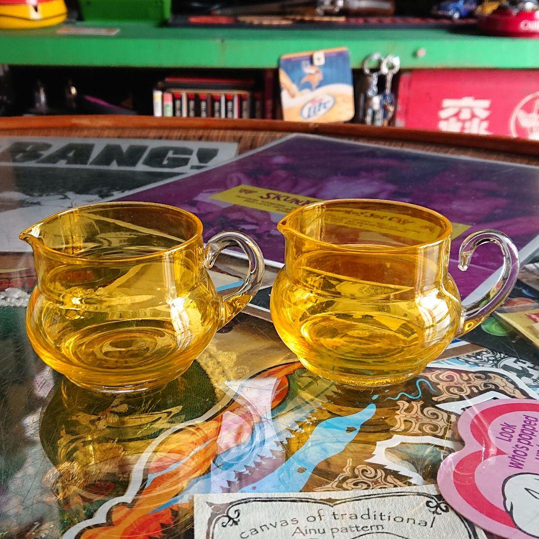 Glass Creamer Set of 2