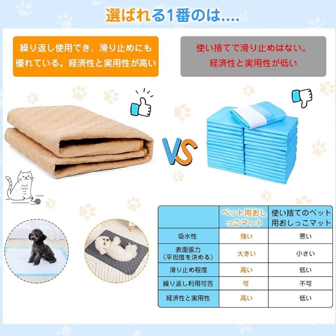 Washable Pet Mat, Pet Pee Pad, for Medium to Large Dogs and Cats, Toilet Mat