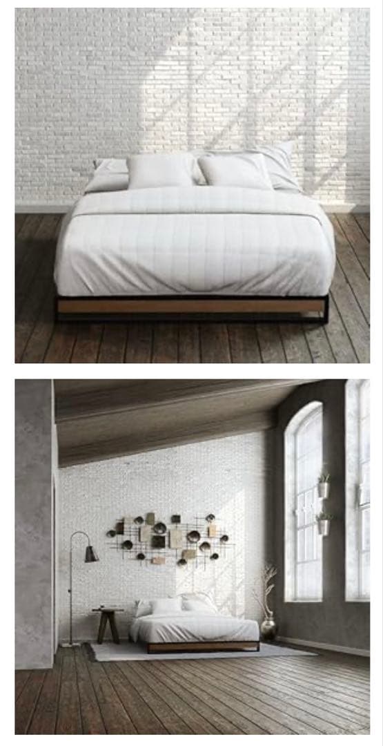 Final Price Drop! New, Unused ZINUS Steel & Wood Bed Frame, Semi-Double