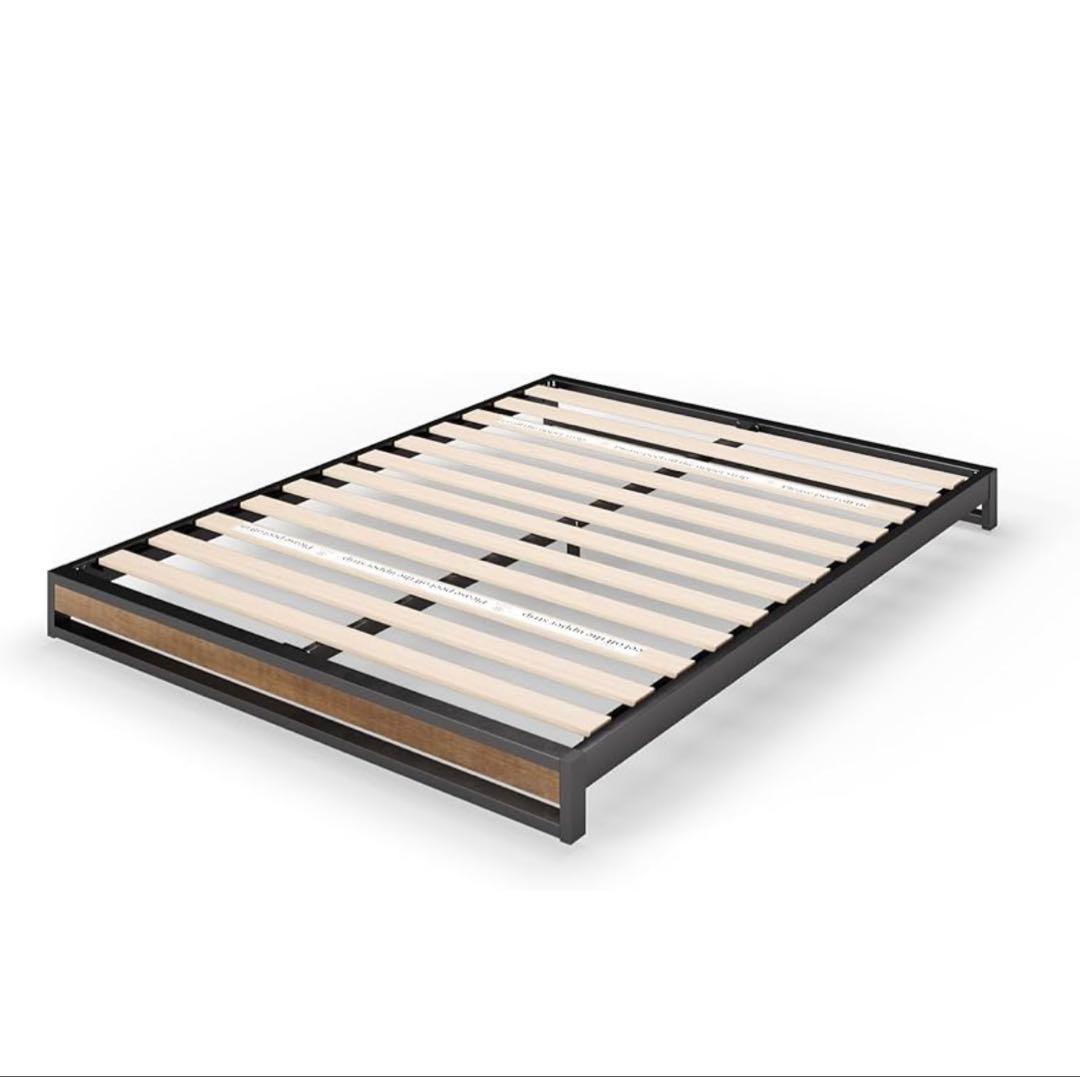 Final Price Drop! New, Unused ZINUS Steel & Wood Bed Frame, Semi-Double