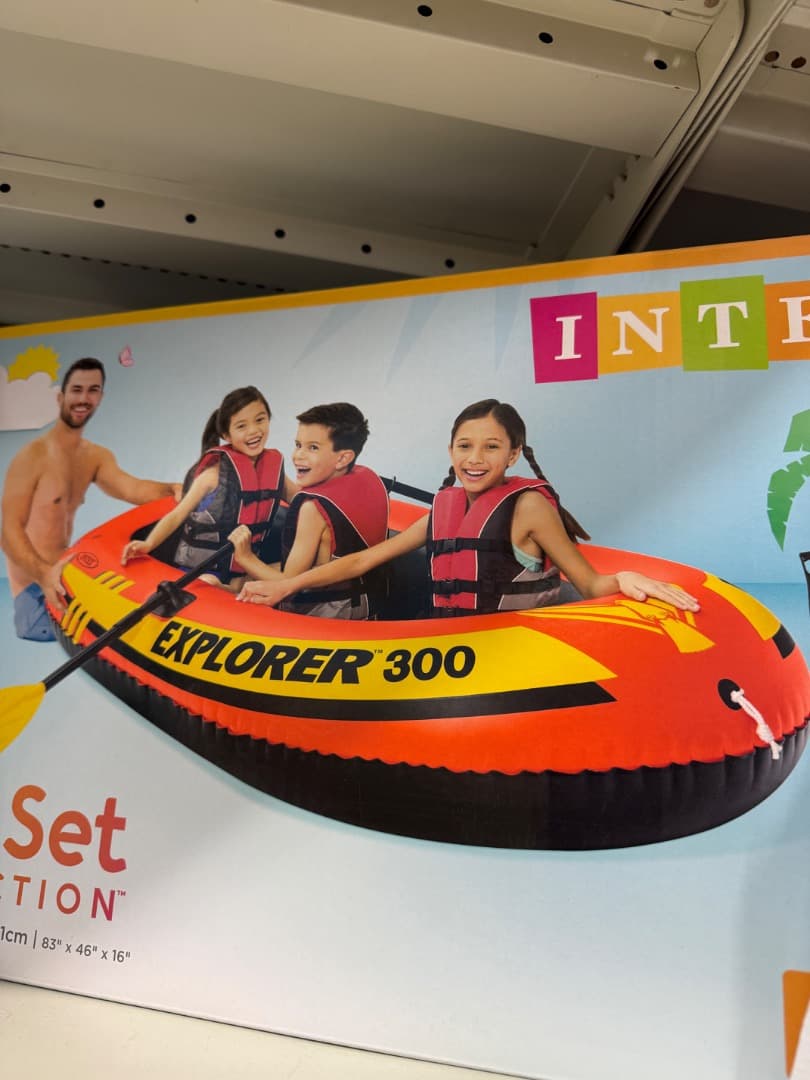 Intex Explorer 300 Inflatable Boat - Unopened, New