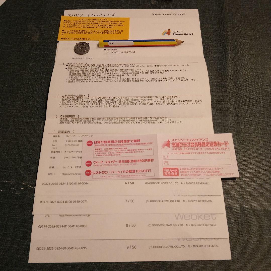 Spa Resort Hawaiians Admission Ticket (1 Ticket)