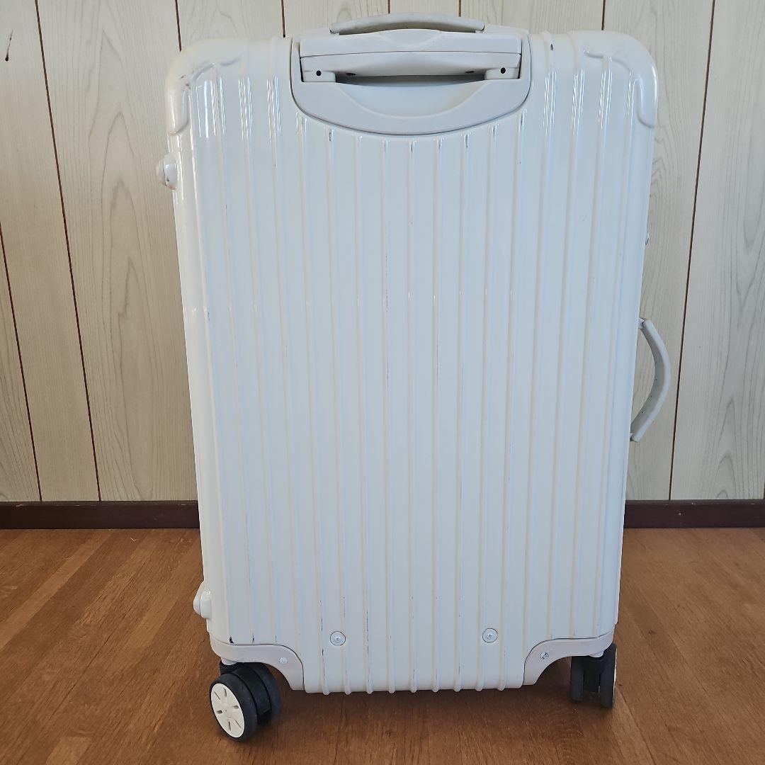 RIMOWA White Hardshell Suitcase
