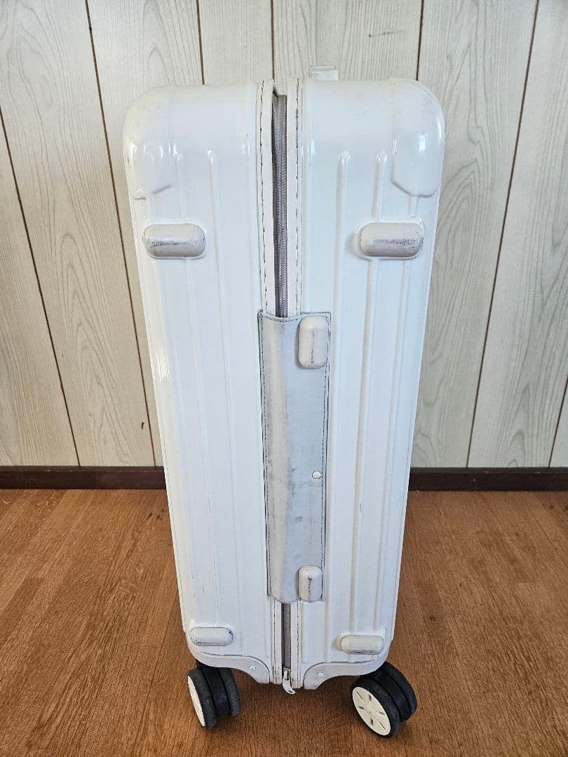 RIMOWA White Hardshell Suitcase